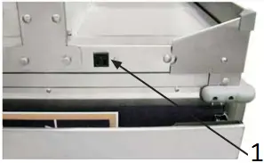 Cadco Grey Go Mobile Merchandising Cart fig I