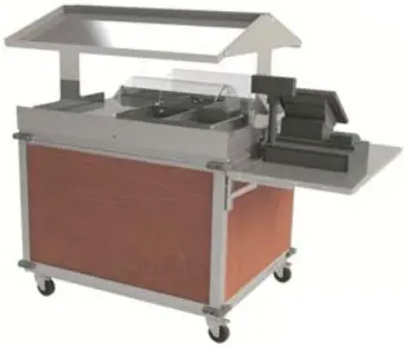 Cadco Grey MobileServ Deluxe Grab A01