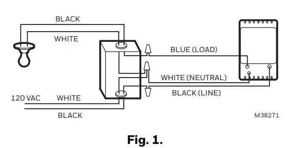Honeywell Home 7-Day Solar Programmable Wall Switch User Guide - Figure 1