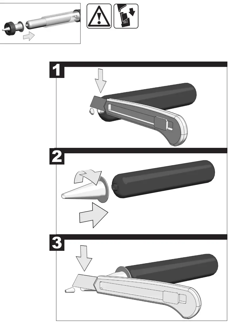 milwaukee M12 PCG Compact Caulk Gun with 310ml Cartridge Holder Fig10