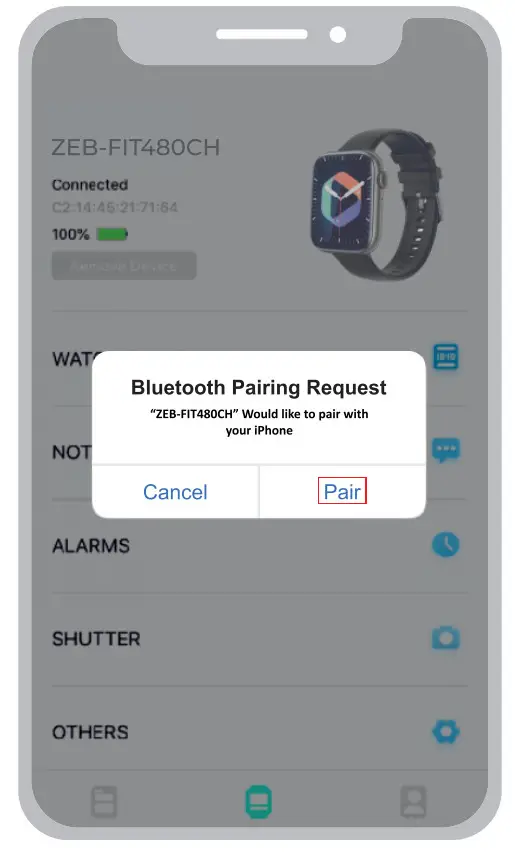 ZEBRONICS ZEB FIT480CH Smart Watch with BT Calling - Fig 2