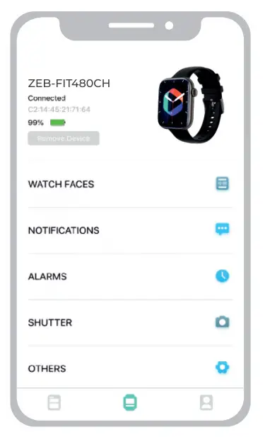 ZEBRONICS ZEB FIT480CH Smart Watch with BT Calling - Fig 3