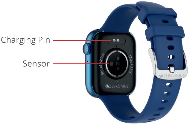 ZEBRONICS ZEB FIT480CH Smart Watch with BT Calling - Fig