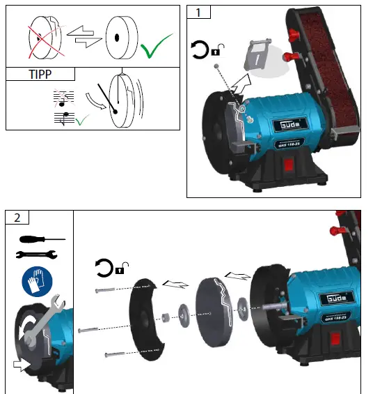 Gude-55223-Combo-Bench-Grinders-8