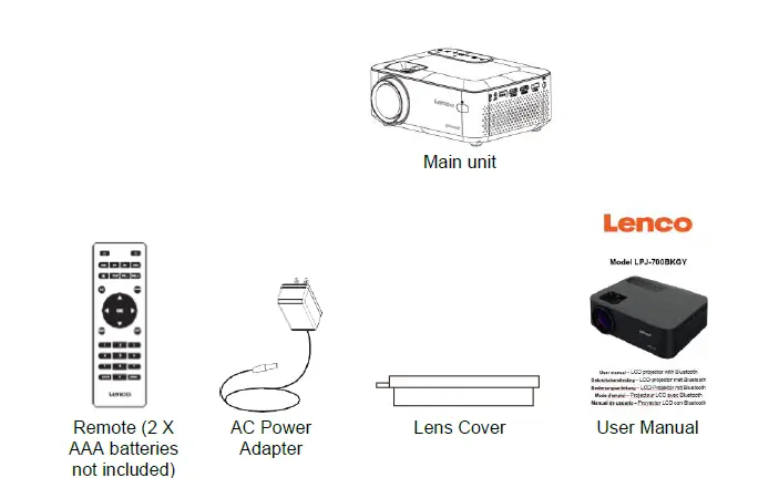 Lenco-LPJ-700BKG- HD-720- LCD-Projector-01