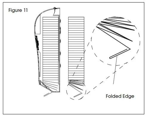 ULINE H-1133 Plastic Folded Towel Dispenser - Loading Instructions 3