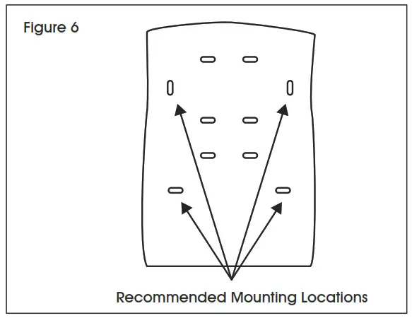 ULINE H-1133 Plastic Folded Towel Dispenser - Mounting Instructions 3