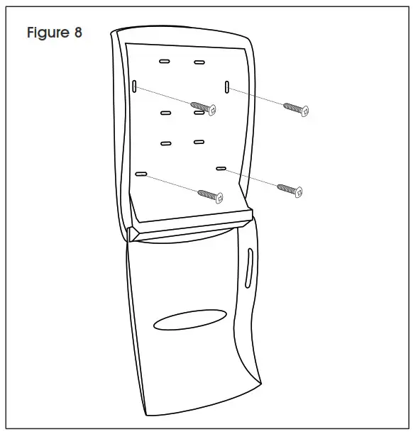 ULINE H-1133 Plastic Folded Towel Dispenser - Mounting Instructions 5