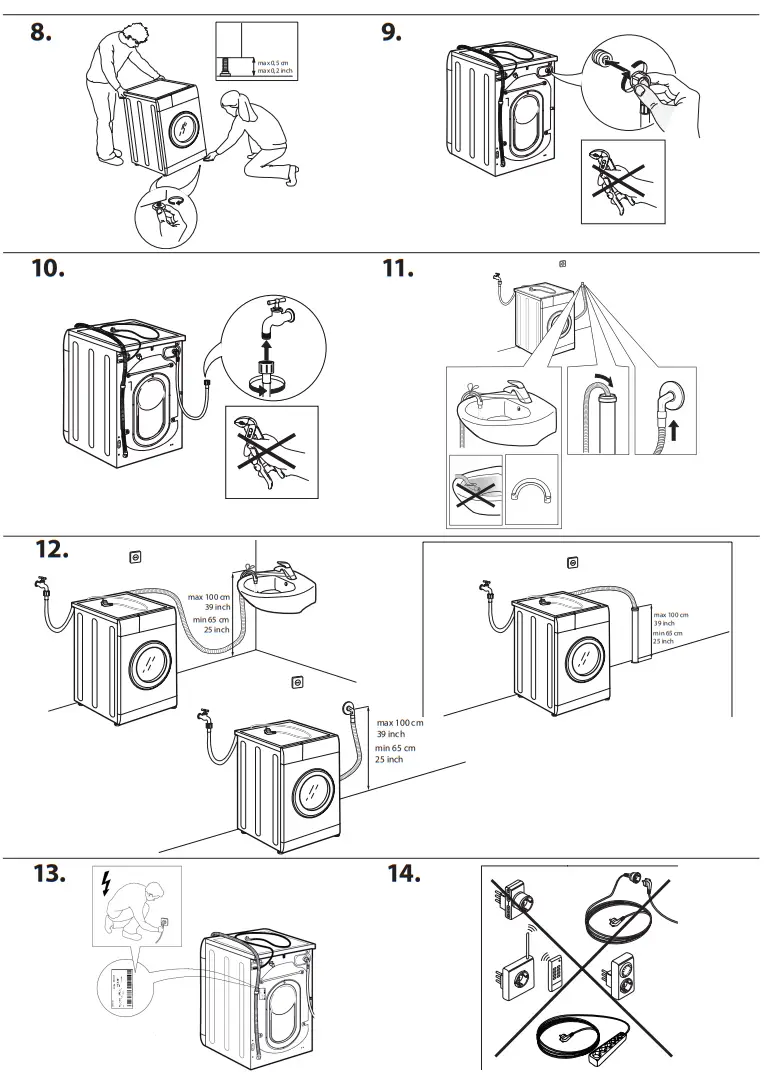 INDeSIT BWA 81485X S UK N Freestanding Washing Machine - Fig