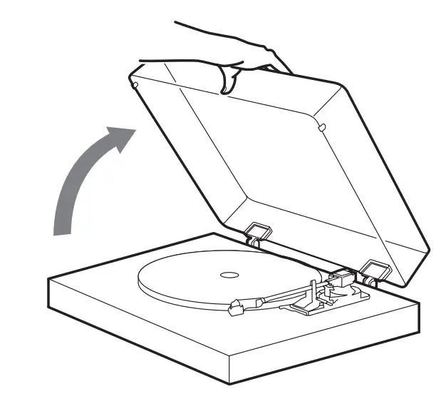 Teac TN100B Belt Drive Turntable Preamp-11
