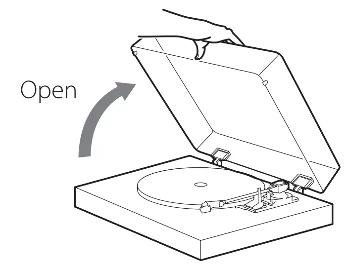 Teac TN100B Belt Drive Turntable Preamp-7