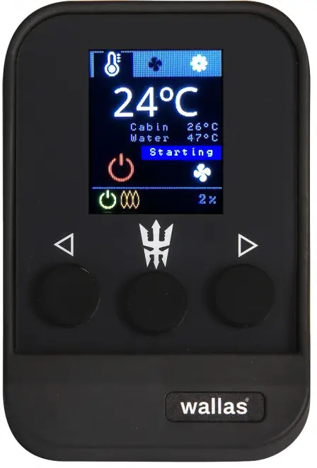 wallas 3008 Advanced Control Panel Viking Combi