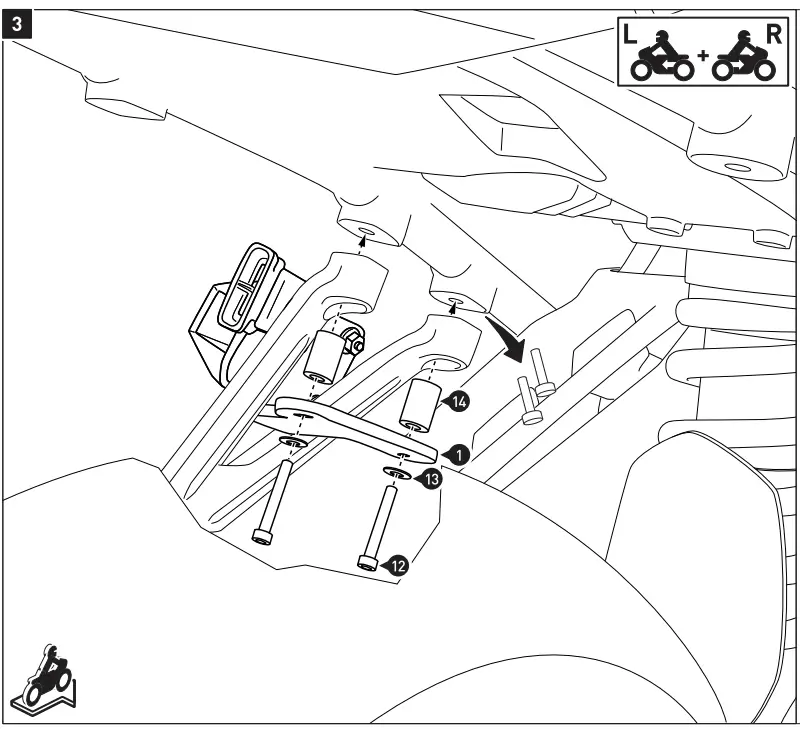 SW MOTECH BC HTA 07 740 30600 Side Saddlebags - fig 2