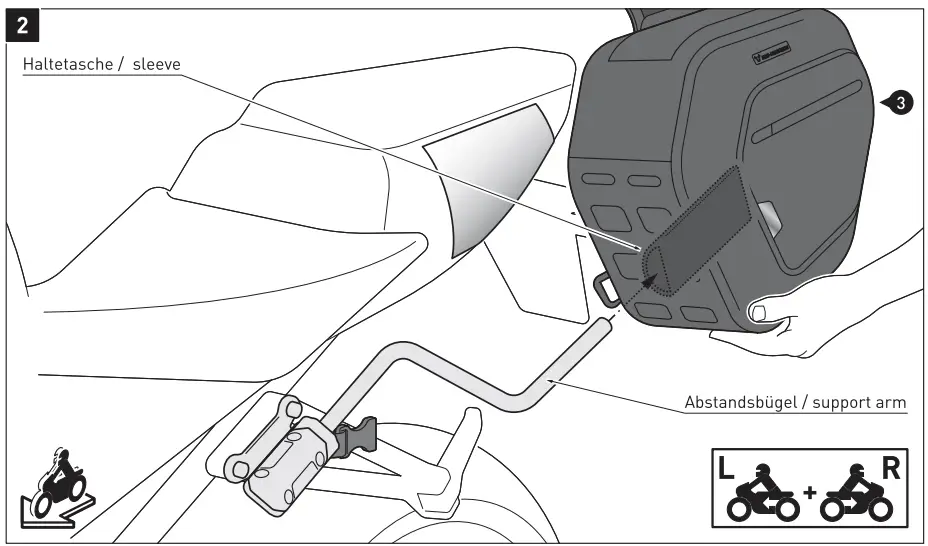 SW MOTECH BC HTA 07 740 30600 Side Saddlebags - fig 7