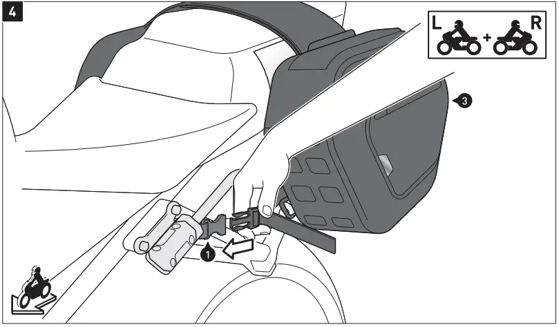 SW MOTECH BC HTA 07 740 30600 Side Saddlebags - fig 9