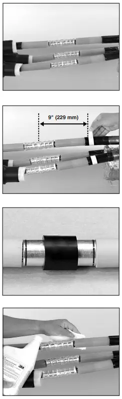 3M Cold Shrink QS-III Splicing Kit 5776A-MT-fig5