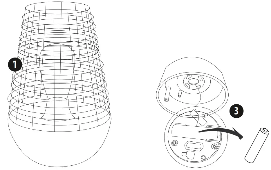 LUXFORM LIGHTING GB21131 USB Rechargeable Chelsea Table Lantern - fig2