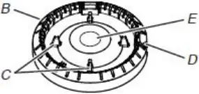 WFG525S0JZ - Sealed Surface Burners 2