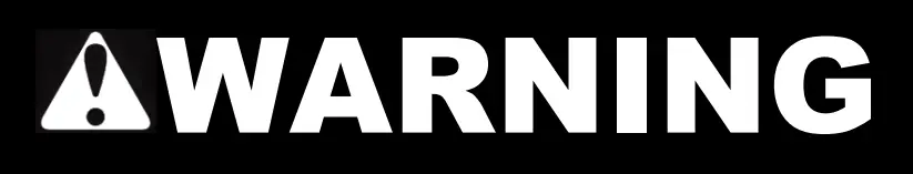 WFG525S0JZ - WARNING