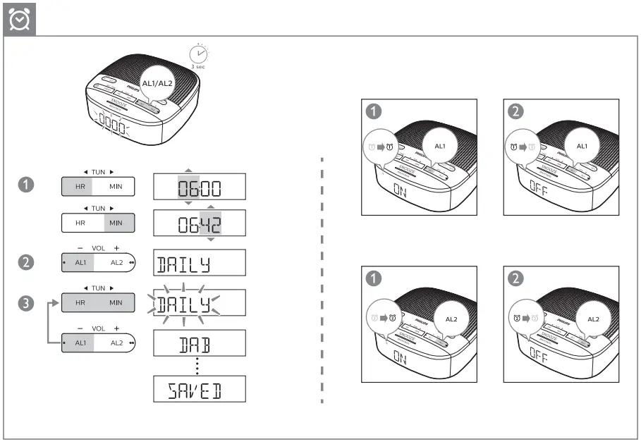 PHILIPS R3505 3000 Series Clock Radio-FIG10