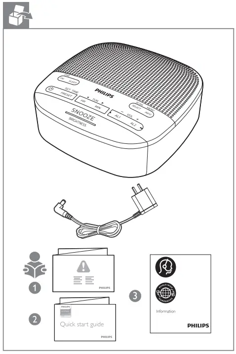 PHILIPS R3505 3000 Series Clock Radio-FIG2