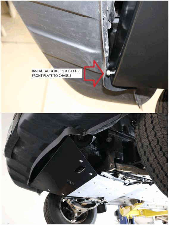 VAN COMPASS 4010 2007 2022 Mercedes Sprinter 4 4 Engine Skid Plate - FIGURE 13