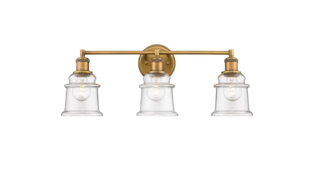 Uolfin 4806468 3-light Gold Bathroom Vanity Light With Clear Glass Shades Installation Guide Uolfin 4806468 3-light Gold Bathroom Vanity Light With Clear Glass Shades Installation Guide