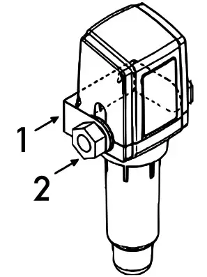 naturewater 52365 Automatic Sediment Filter - Bracket