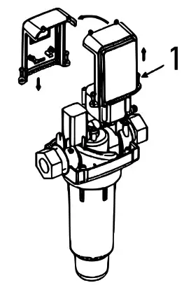 naturewater 52365 Automatic Sediment Filter - Inverting function of the control panel