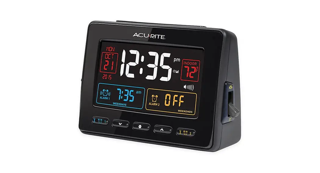 Acurite 13024 Atomic Dual Alarm Clock Instruction Manual Acurite 13024 Atomic Dual Alarm Clock Instruction Manual