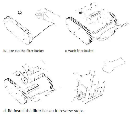 WYBOT WY100Pro Robotic Pool Cleaner-5