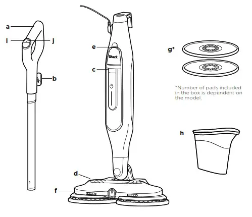 Shark S7201 Series Scrubbing and Sanitizing Steam Blaster Mop - 1