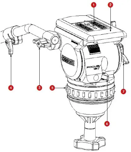 CARTONI HF 1800 Fluid Heads-1