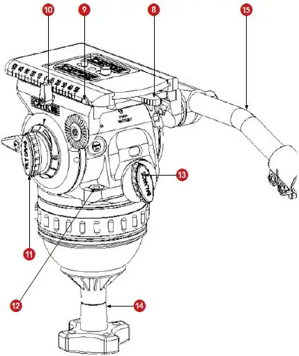 CARTONI HF 1800 Fluid Heads-2
