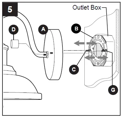 allen roth WL140MBK Barn Light-08