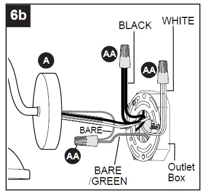 allen roth WL140MBK Barn Light-10