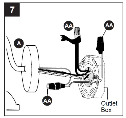 allen roth WL140MBK Barn Light-12
