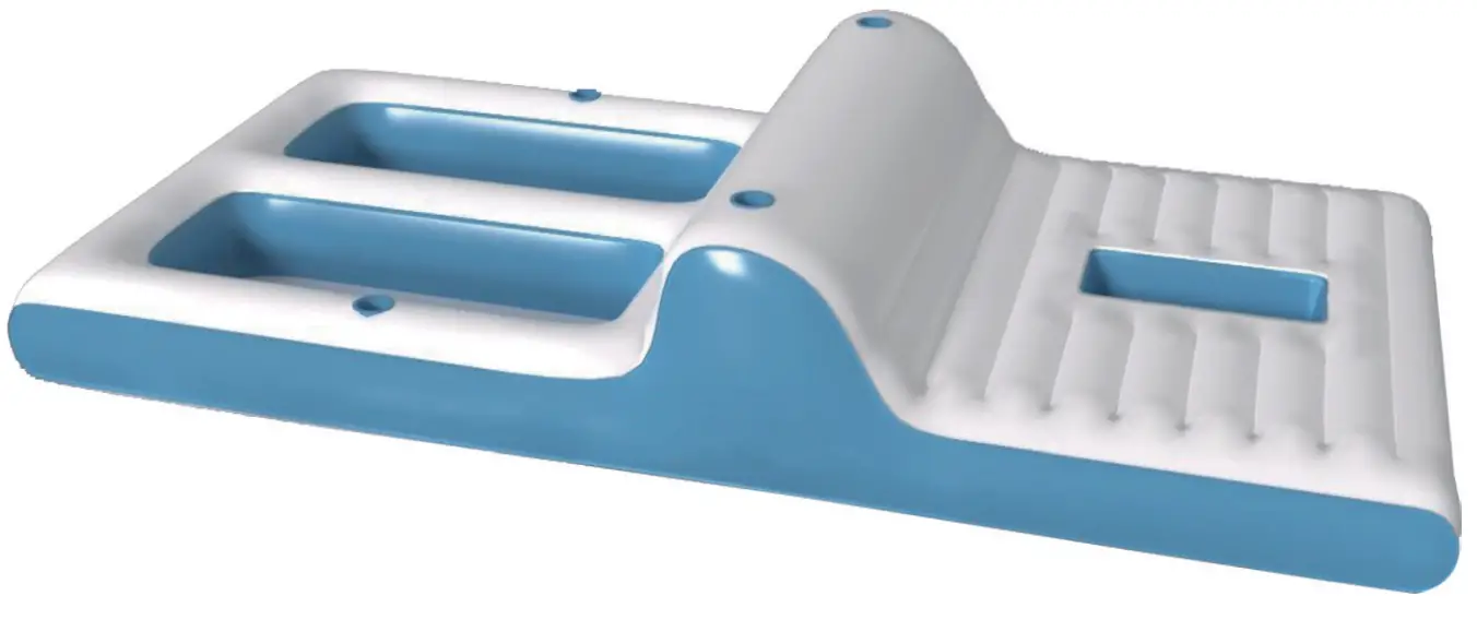 COSTWAY NP10339 Floating Island Lake Floating Lounge Raft