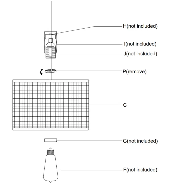 Lucci 099060 Shore 1 Light Batten Fix in Natural - Figure 2