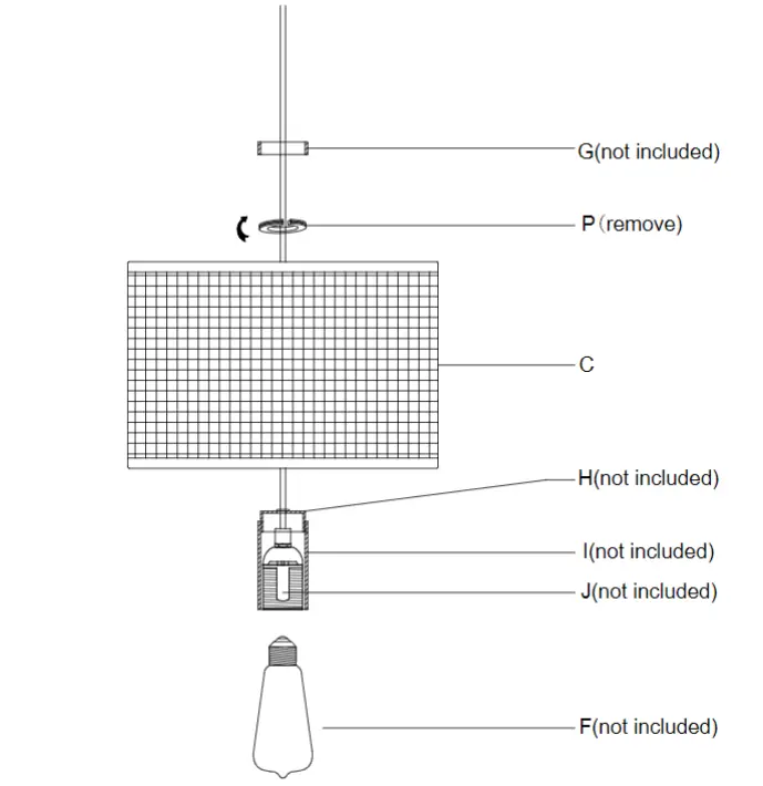 Lucci 099060 Shore 1 Light Batten Fix in Natural - Figure 3