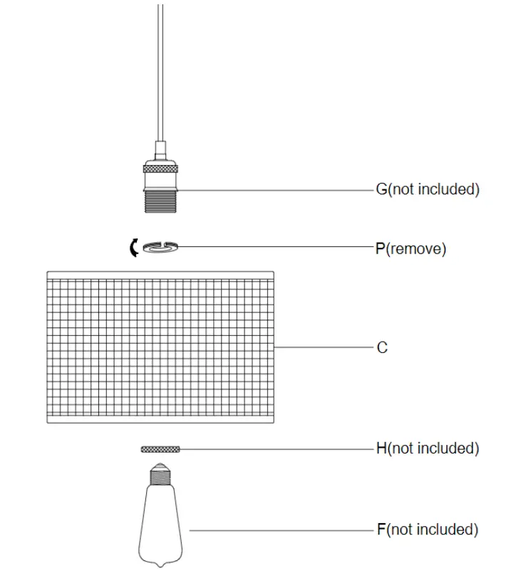 Lucci 099060 Shore 1 Light Batten Fix in Natural - Figure 5