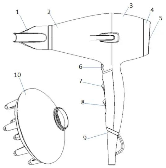 ARDESTO-HD-Y222PRO-Hair-Dryer-fig-1