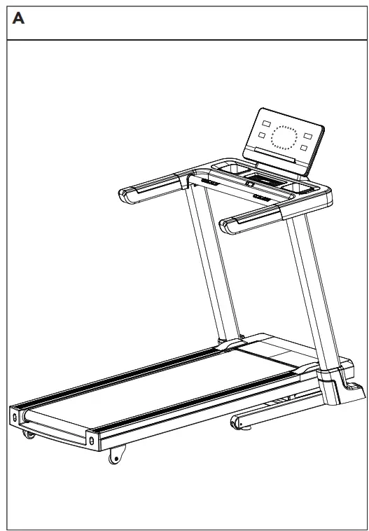 TUNTURI 19TRN50000 T50 Treadmill - Fig1