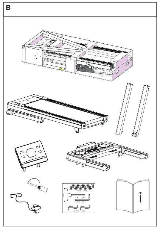 TUNTURI 19TRN50000 T50 Treadmill - Fig2