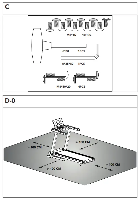 TUNTURI 19TRN50000 T50 Treadmill - Fig3