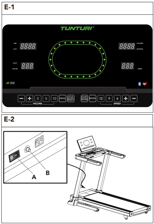 TUNTURI 19TRN50000 T50 Treadmill - Fig7