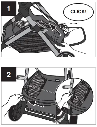 Evenflo Pivot Xpand Modular Stroller - Basket