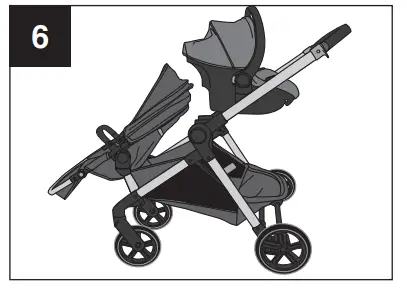 Evenflo Pivot Xpand Modular Stroller - Double Stroller5