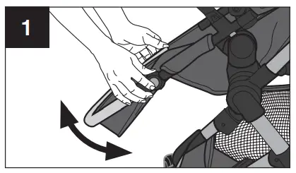 Evenflo Pivot Xpand Modular Stroller - Footrest