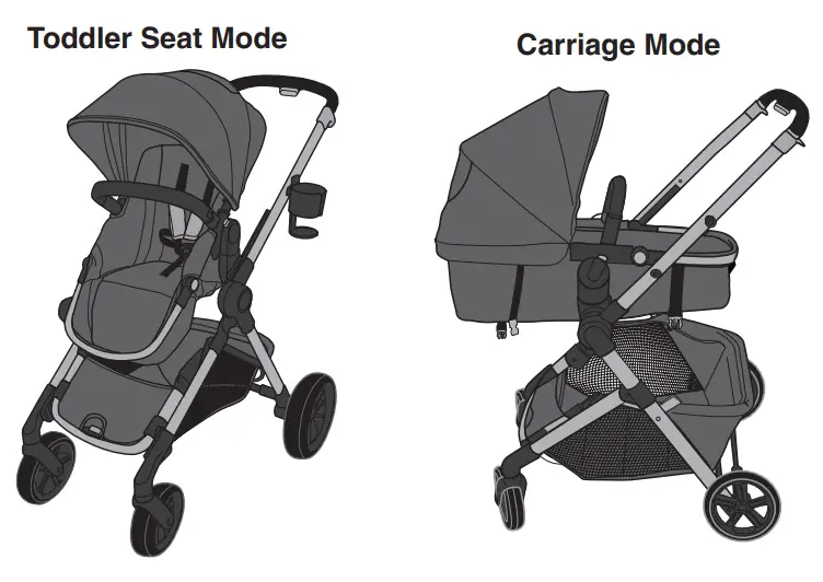 Evenflo Pivot Xpand Modular Stroller - Toddler Seat Mode